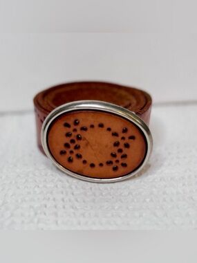 Aeropostale Genuine Leather Belt – Western Cutout – Medium